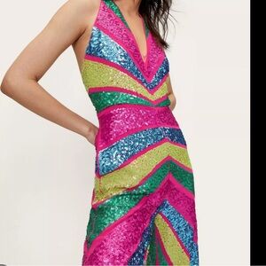 Rainbow Sequin Jumpsuit